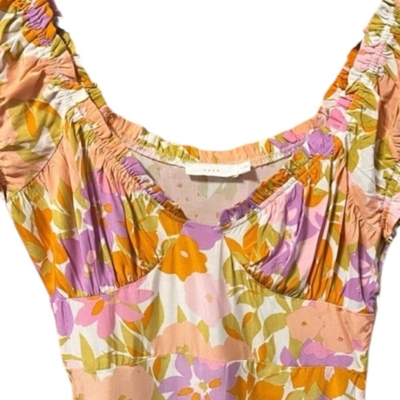 Lush Midi Floral Dress – Size Small - Picture 5 of 11
